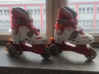 Dívčí rostoucí inline brusle