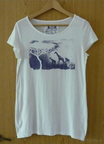 KRÁSNÉ DÁMSKÉ TRIKO S POTISKEM SAFARI zn. TOM TAILOR DENIM