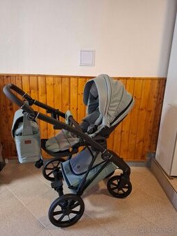 Lehký kočárek dvojkombinace Jasmine Daisy Soft 04 Mint