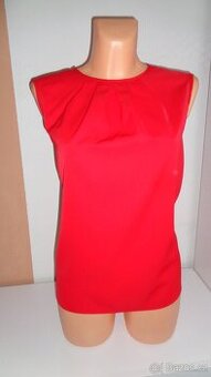 Červená halenka NOVÁ  vel.XXL-přibl.48 (19)