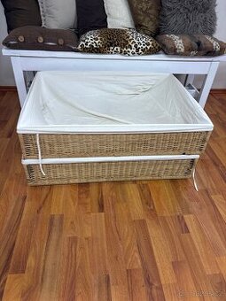 2ks proutěné koše pod postel