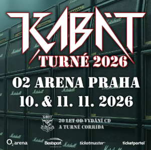 KABÁT – TURNÉ 2026 10.a 11.11.2026 VIP klubové patro