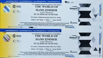 The World Of Hans Zimmer: 1 Rada Horni Sezení 25.10.2026 O2
