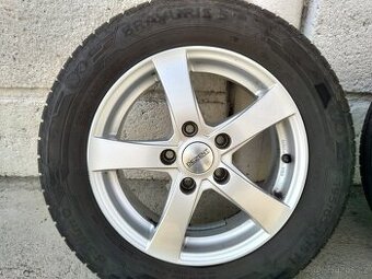 Alu kola, 6,5J x 15, 5x112, ET 50, Letní pneu 195/65 r15