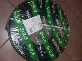 Prodám kabely CYKY-J vypinače ABB a zásuvky ABB