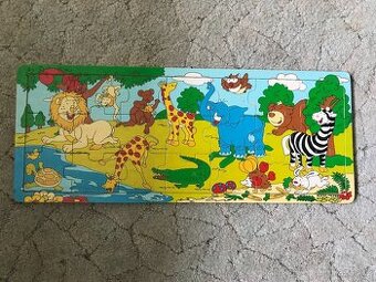 Dřevěná skládačka - puzzle ze dřeva