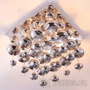 Stropní světlo Lindby Esfera se skleněnými koulemi