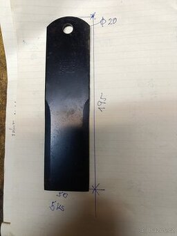 Nože na rotavator nebo sekačku