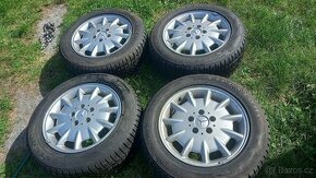 4 x originál disky na Mercedes  se zimními pneu Firestone