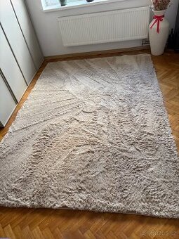 Bezový koberec Alpaca Liso 200x290 cm