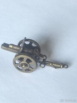 miniatura soška figurka - polní dělo - Napoleon