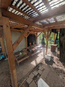 Dřevěná pergola 3x5m