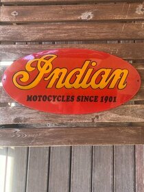 Smaltova cedule Indian Motorcycles