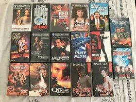 VHS: Stallone, Bruce Lee, Segal, Van Damme...