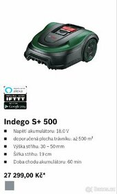 Bosch Indego s+ 500