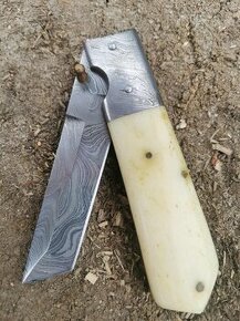Damaškový zavírací nůž-Katana