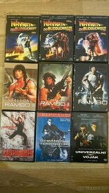 9x film Rambo, Terminátor, Návrat do budoucnosti atd..