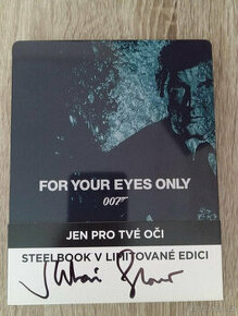 Podepsané Blu-Ray James Bond Julian Glover Steelbook l
