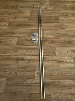 Dvouřadá garnyž 200 cm