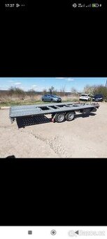 Prodám Přívěs autopřepravník sklopný STK plátna Úložná plo