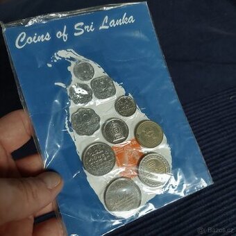 Coins of Sri Lanka - set mincí