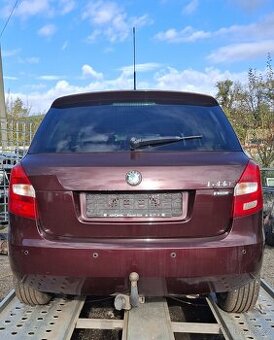 nd ze škoda fabia 2, 1.2.TSI 63kW, Rosso,bílá,červená