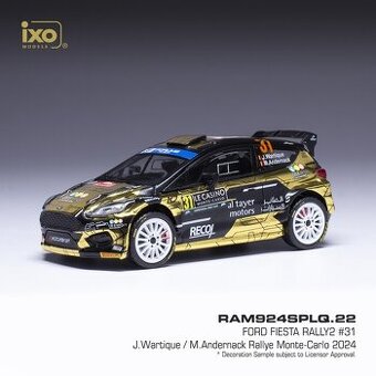 Modely Ford Rallye 1:43 IXO