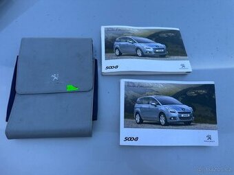 Návod Peugeot 5008 + desky na palubní literaturu