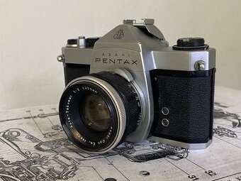 Asahi Pentax SL s legendárním objektivem Auto-Takumar 55mm f