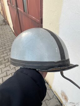 2xRetro helma na moped, motocykl