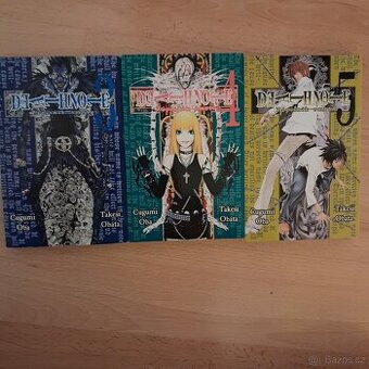 Manga Death Note díly 3,4,5