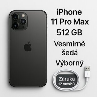 iPhone 11 Pro Max 512 GB – prostor pro všechno, co máš rád