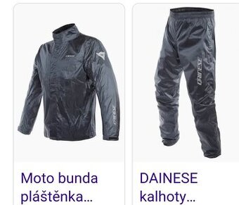 Moto pláštěnka a kalhoty Dainese vel XXL, jen jednou vyzkouš - 1