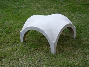 Komínová betonová hlavice – křížová klenba