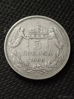 5 koruna 1900 KB