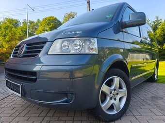 VW MULTIVAN CRUISE T5 2.5TDI 96kW-1MAJITEL-2xDVEŘE-LŮŽKO