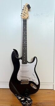 elektrická kytara +vybavení+ pedál BOSS DS-1Distortion