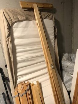 Ikea postel 90x200 + lamely + matrace