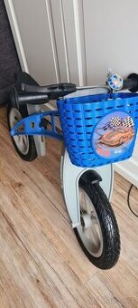 Dětské odrážedlo First Bike zánovní stav + košík
