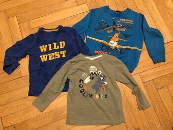 trička 110 (116), mikina Disney planes