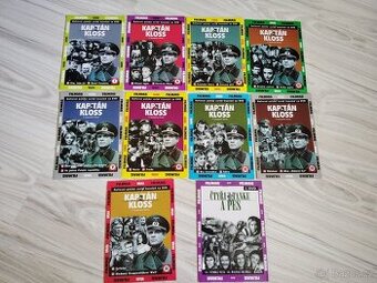 DVD filmy Kapitán Kloss + Čtyři z tanku a pes