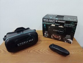 Brýle pro virtuální realitu RETRAK VR Headset s BT ovladačem