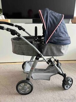 Kočárek na panenku zn. Chic - téměř nový - 1