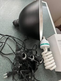 Zářivky, držák a stínidlo