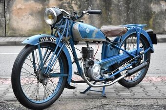 Historický motocykl AUTOMOTO z roku 1945
