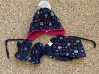 Zimní set - čepice, nákrčník, rukavice