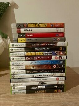 Hry na xbox 360 a ps3