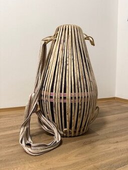 Mridanga - oboustranný hlíněný buben