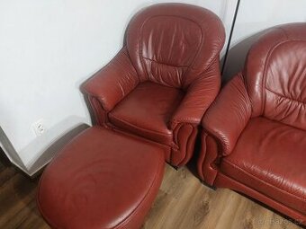 Kožená sedací souprava