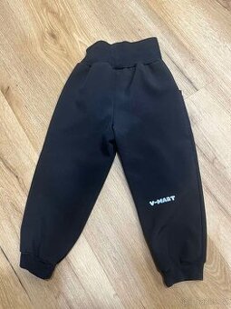 Zateplené softshellové kalhoty (s fleecem)